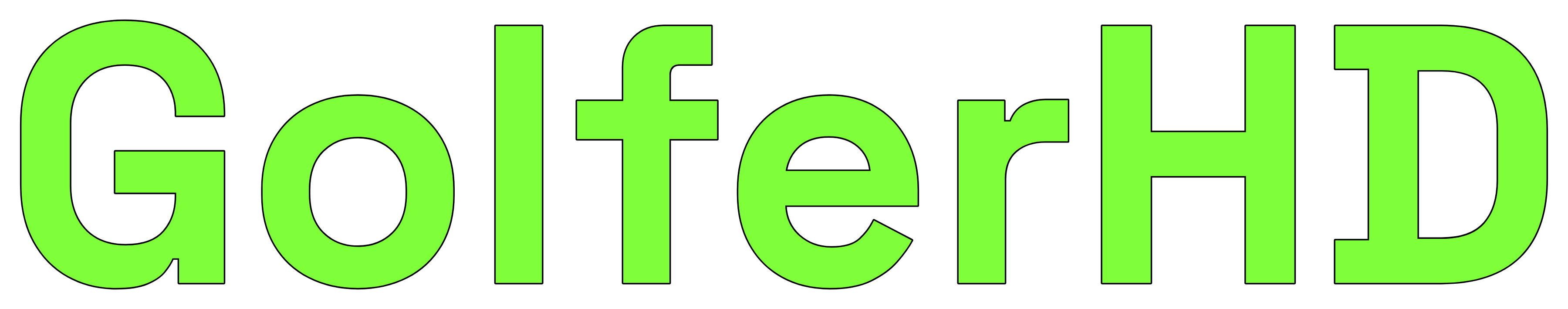 GolferHD GolferHD — wordmark on white