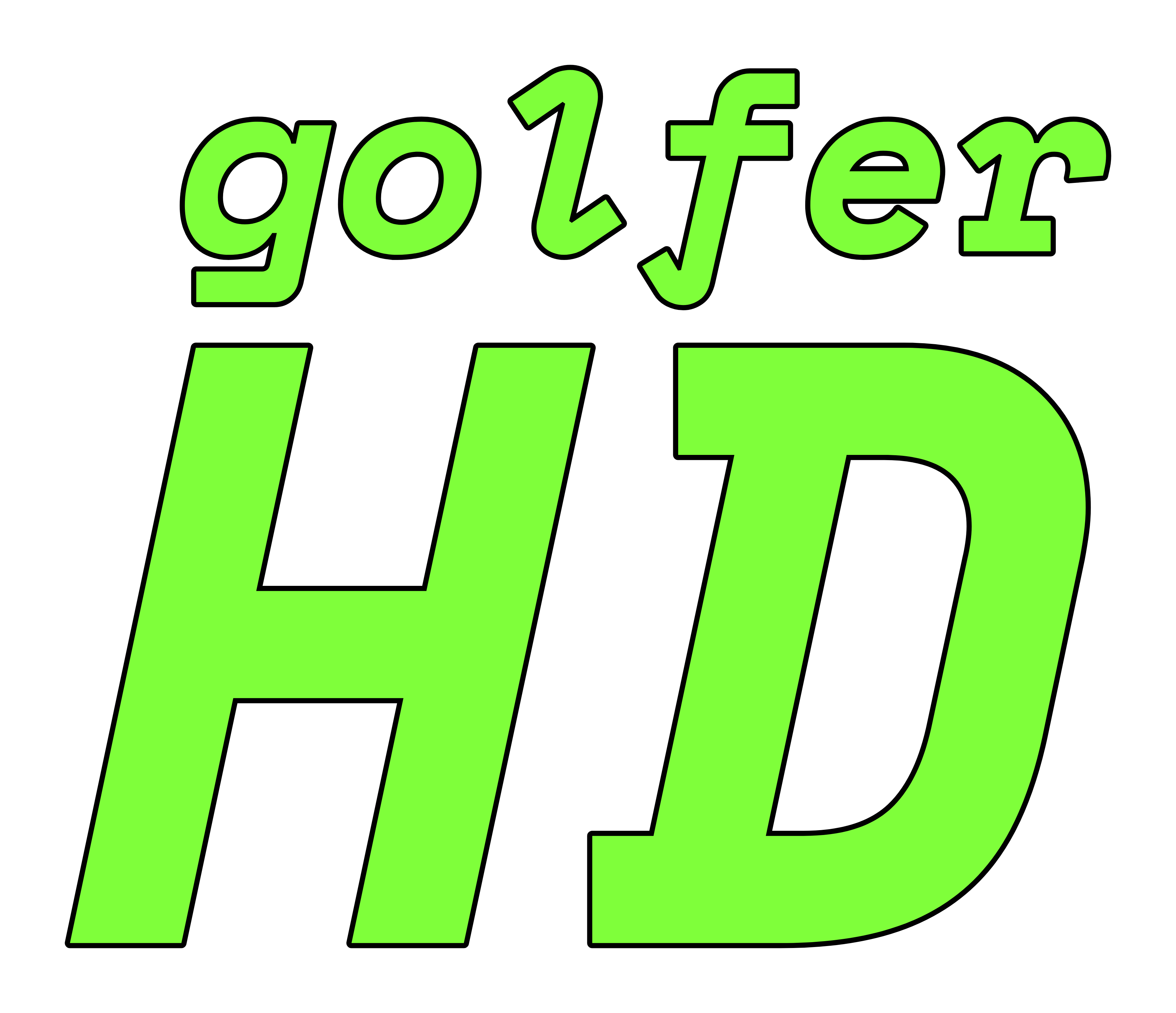 GolferHD GolferHD — stack on white
